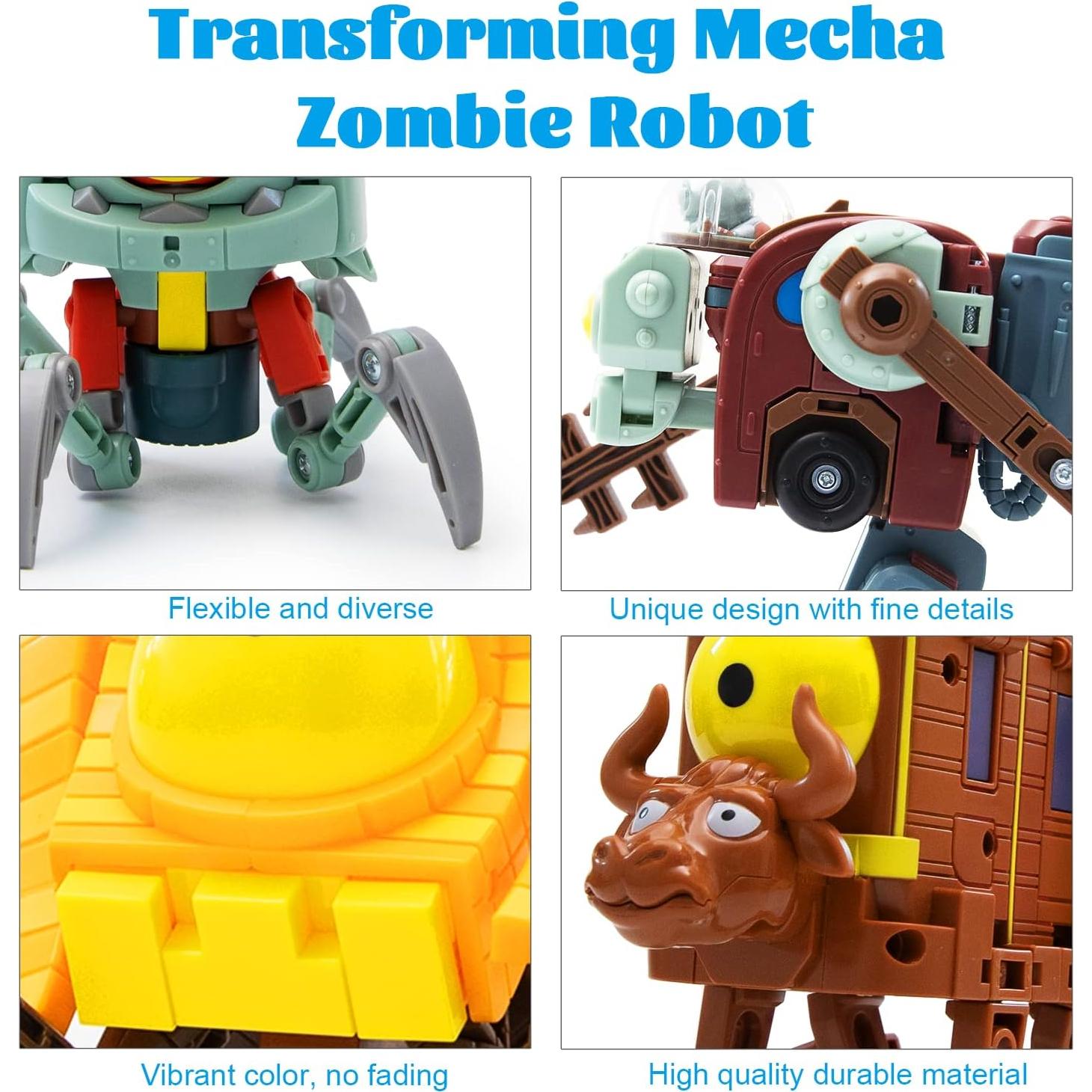 Set de Figuras de Acción Plants vs. Zombies Maikerry 5-en-1