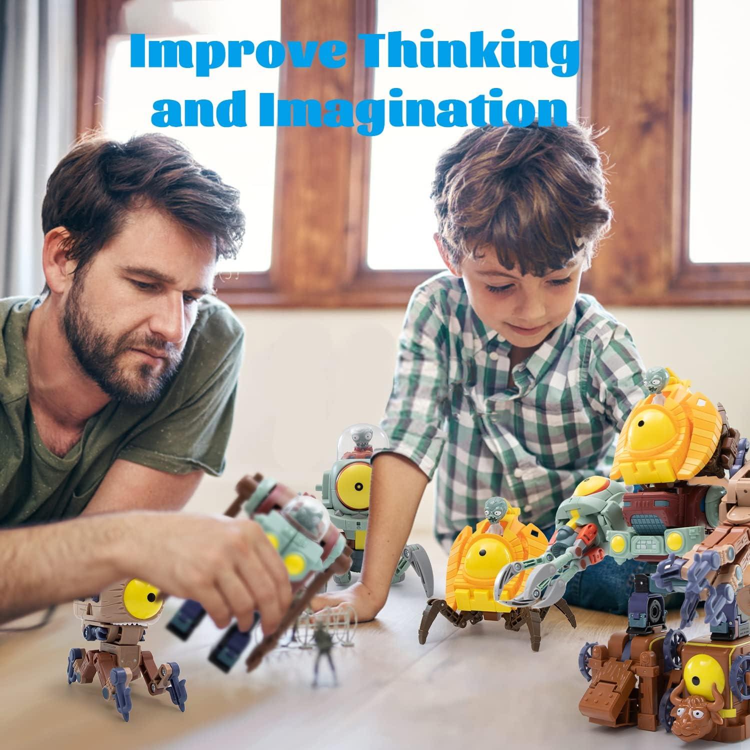 Set de Figuras de Acción Plants vs. Zombies Maikerry 5-en-1