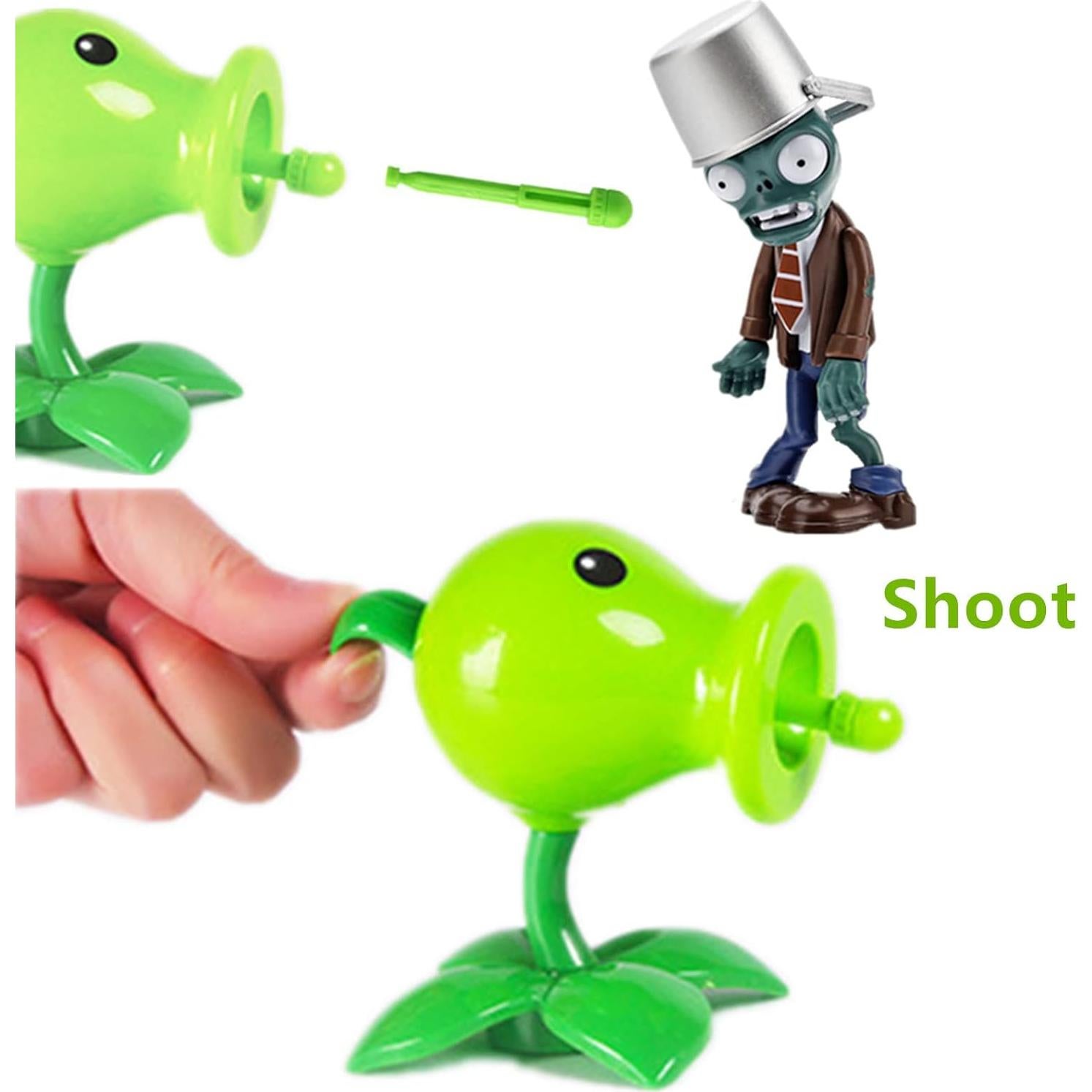 Juguetes de Plantas y Zombies JHESAO 7 PCS Figuras de Acción