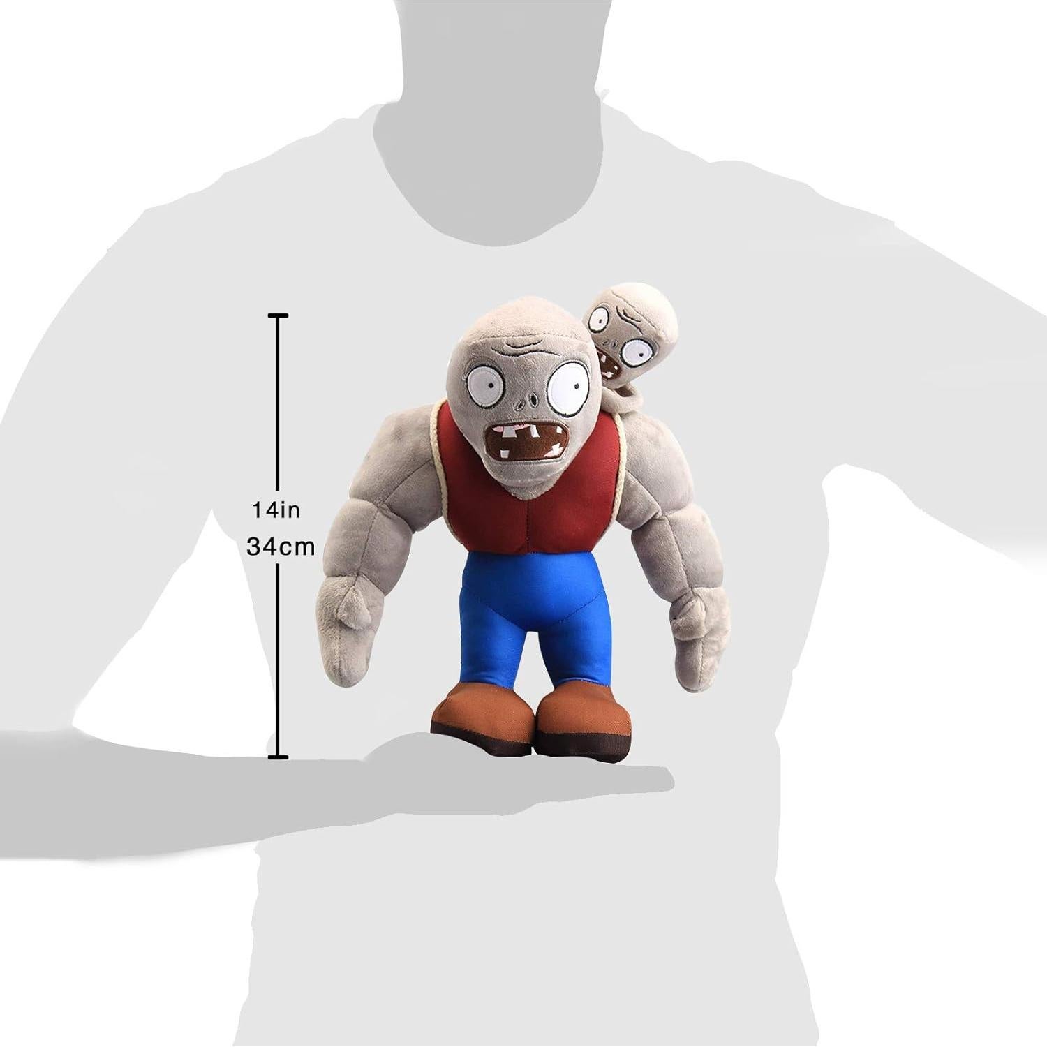 Muñeco de Peluche Zombie Musculoso 30 cm Maikerry PVZ