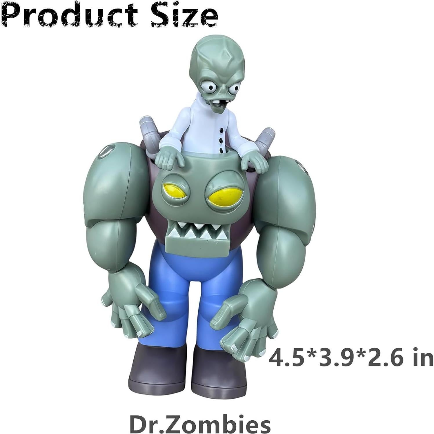 Figura de Acción Dr Zombies JHESAO PVZ 11.5 cm Ecológica