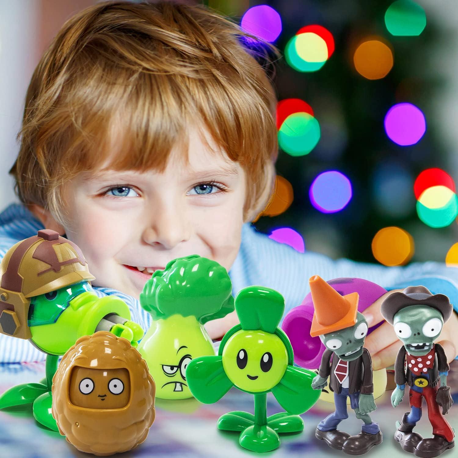 Set de Juguetes Plantas y Zombies 7 Piezas PVC PVZ