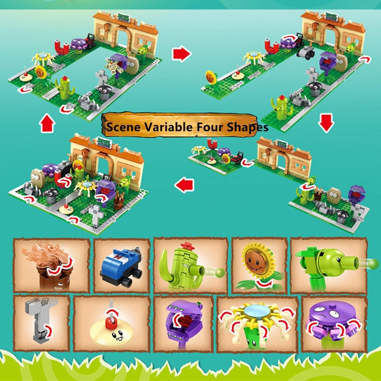 Juguete de Construcción Plantas y Zombies 687PCS Set PVZ