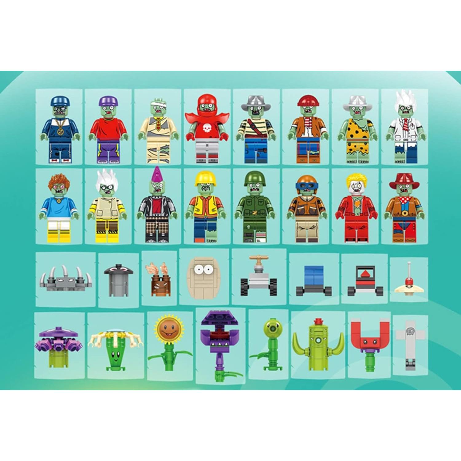 Juguete de Construcción Plantas y Zombies 687PCS Set PVZ