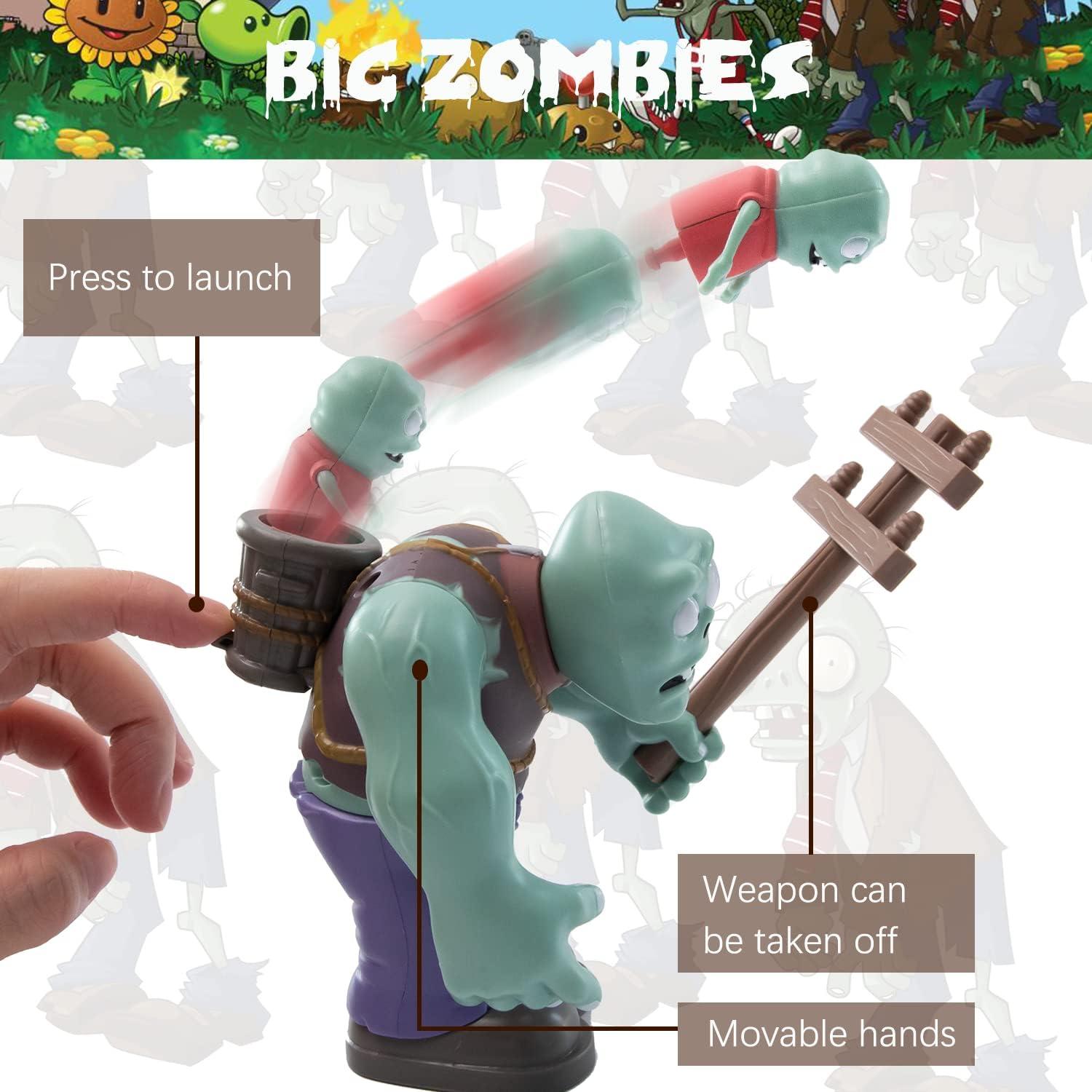 Set de Juguetes Plantas y Zombies Maikerry 9 Piezas con Mapa