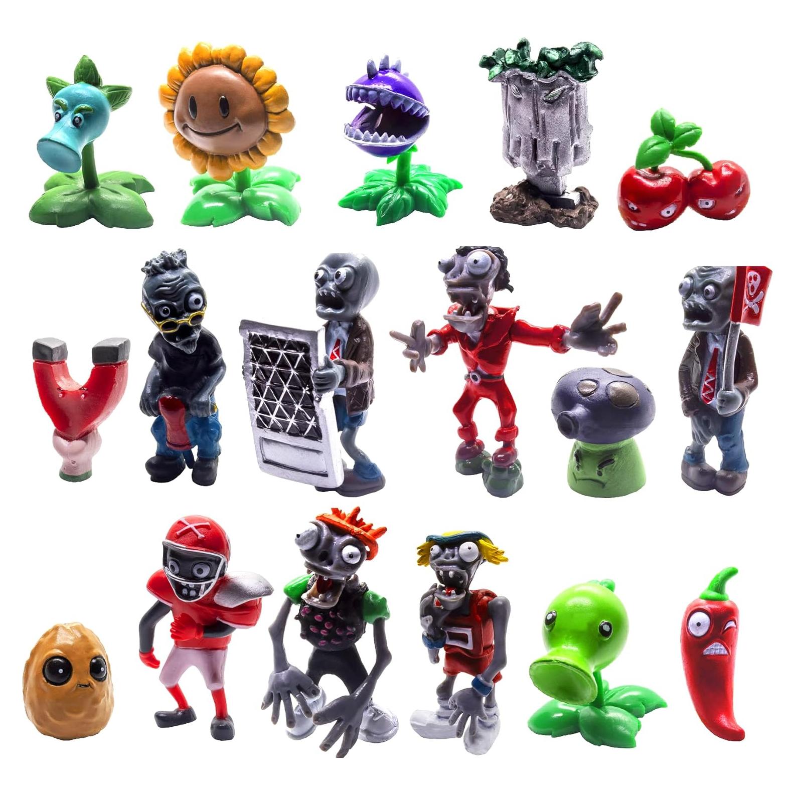 Set de 17 Figuras Decorativas Zombies Toysvill 4-6 cm