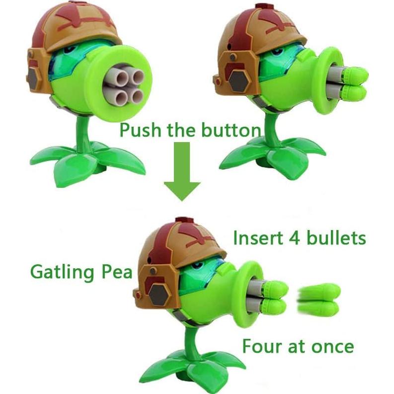 Juguetes de Plantas y Zombies JHESAO 22PCS PVC Acción