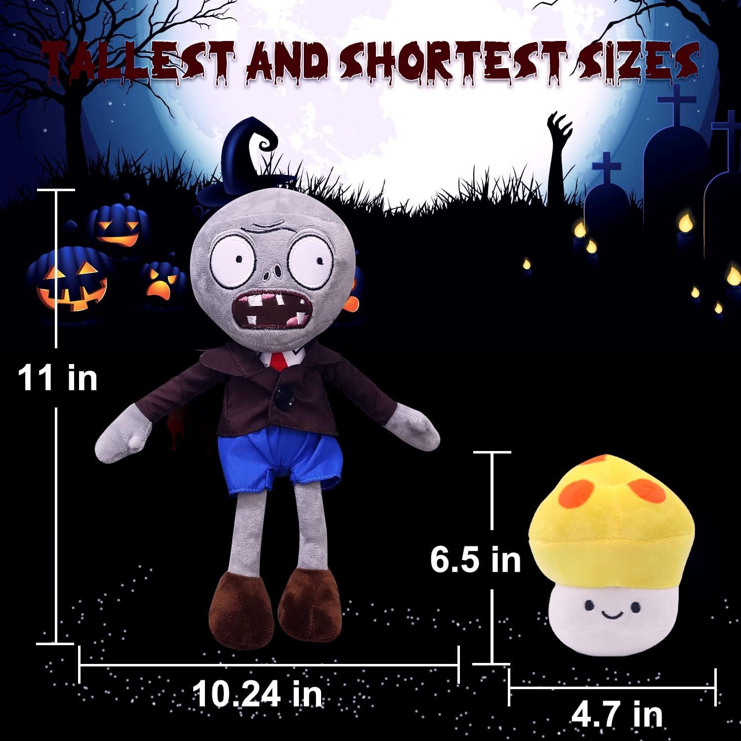 Set de 14 Peluches Plantas vs Zombis Maikerry - Regalo Infantil