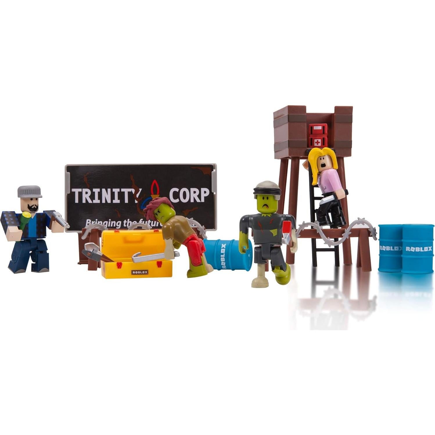 Juego de Acción Roblox - Colección Zombis con 4 Figuras