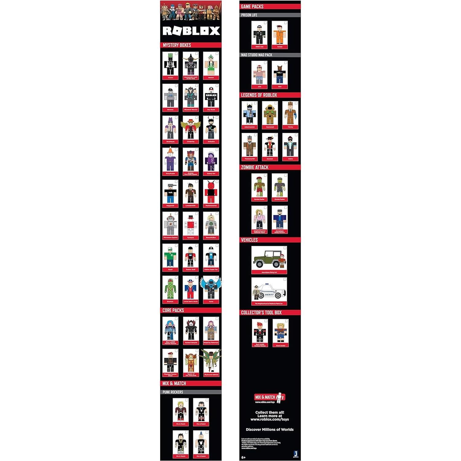 Juego de Acción Roblox - Colección Zombis con 4 Figuras