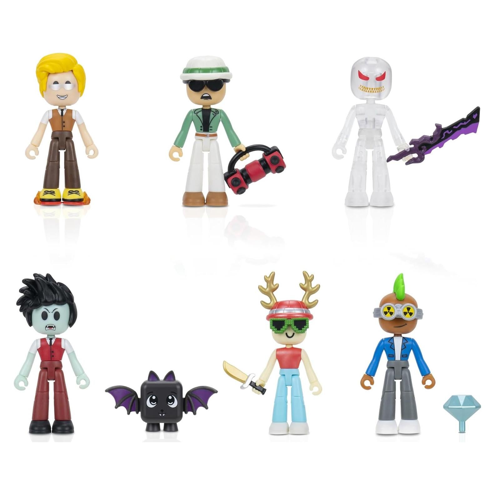 MM2 Paquete de Poderes Jazwares - 6 Figuras 6.99 cm + Accesorios