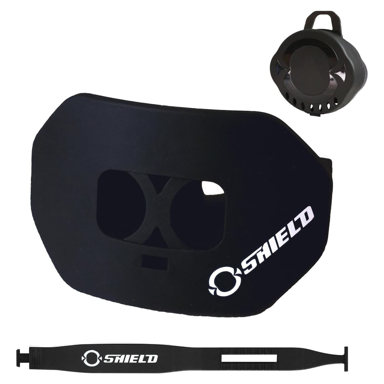 Protector Bucal O Shield Vortex Flow para Fútbol Negro