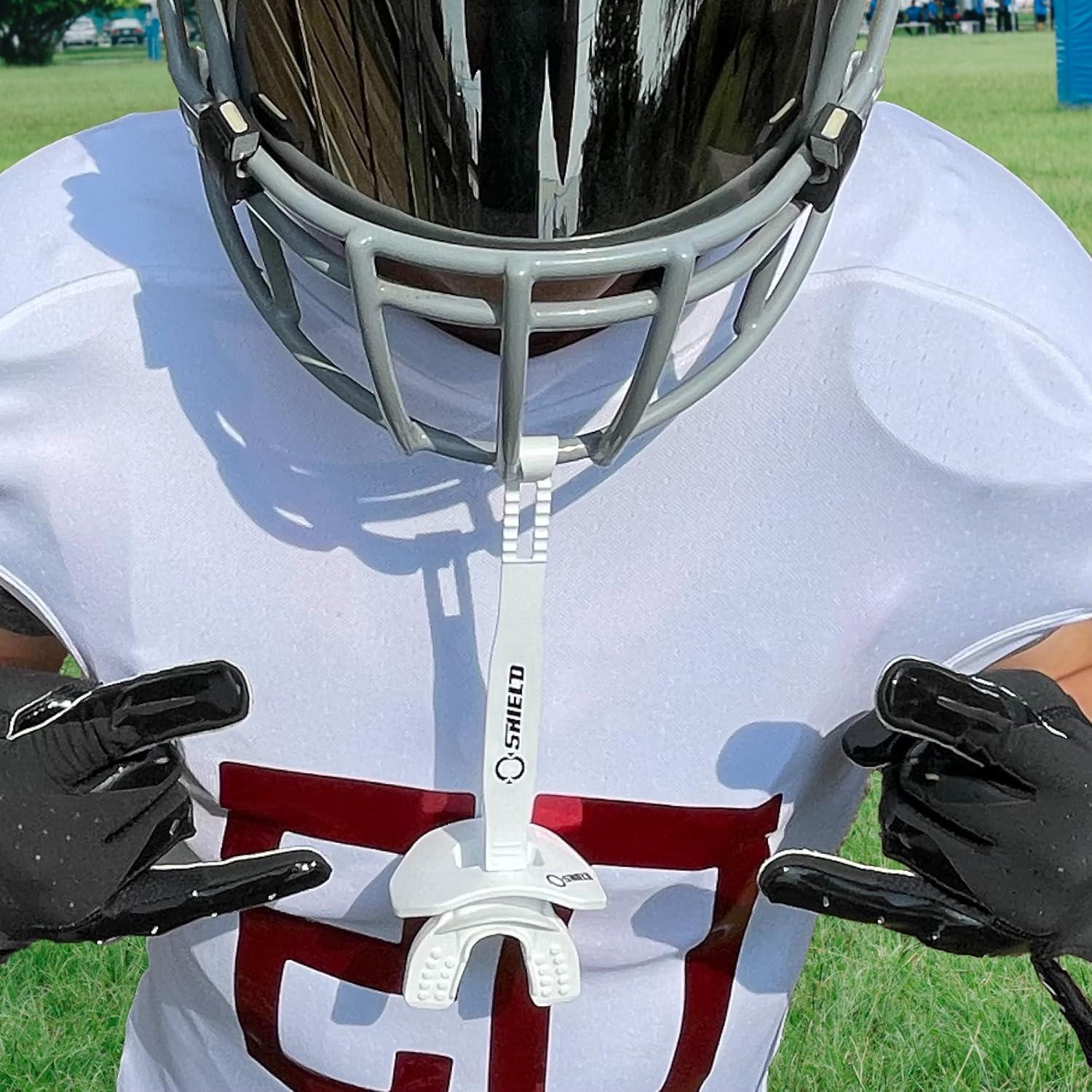 Protector Bucal O Shield Vortex Flow para Fútbol Negro