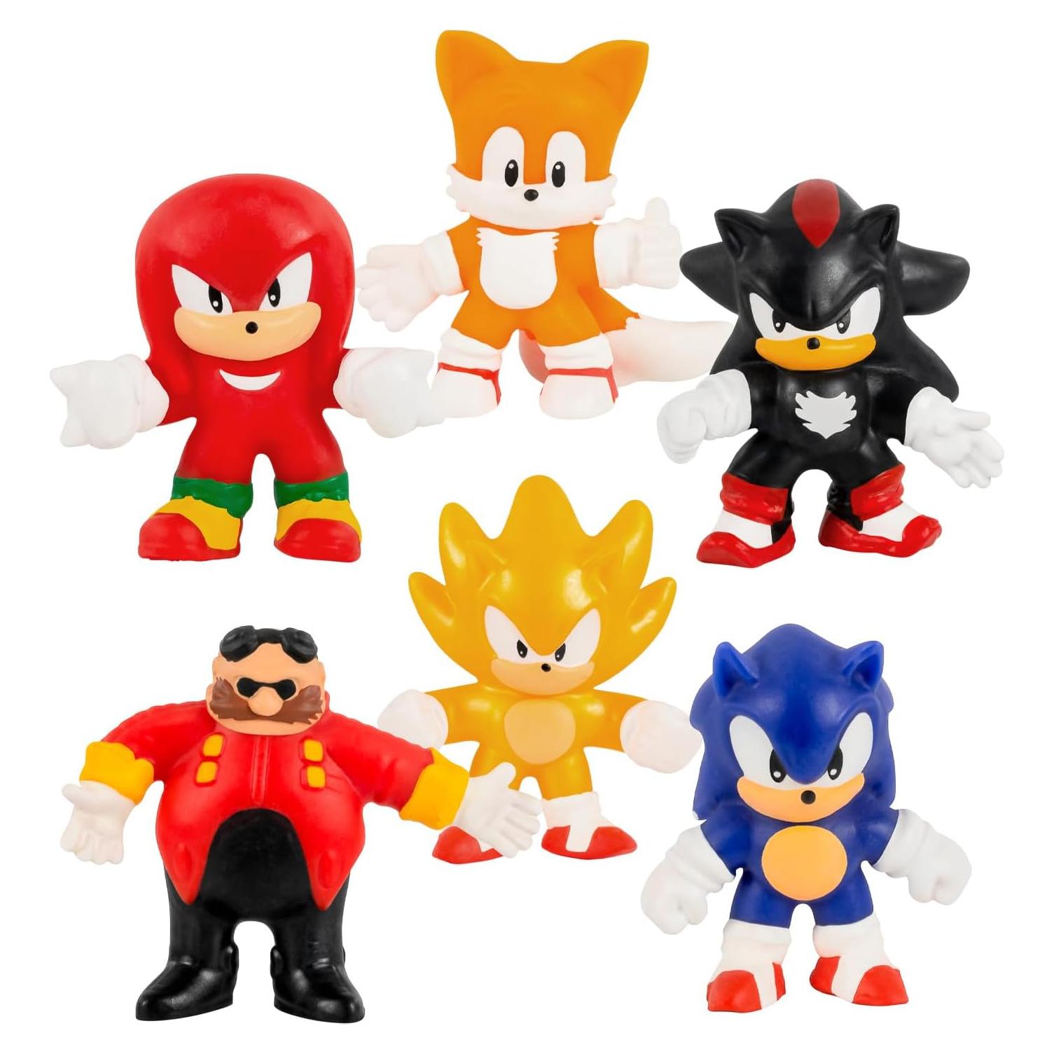 Heroes de Goo Jit Zu Minis Sonic Paquete de 6 Figuras Estirables