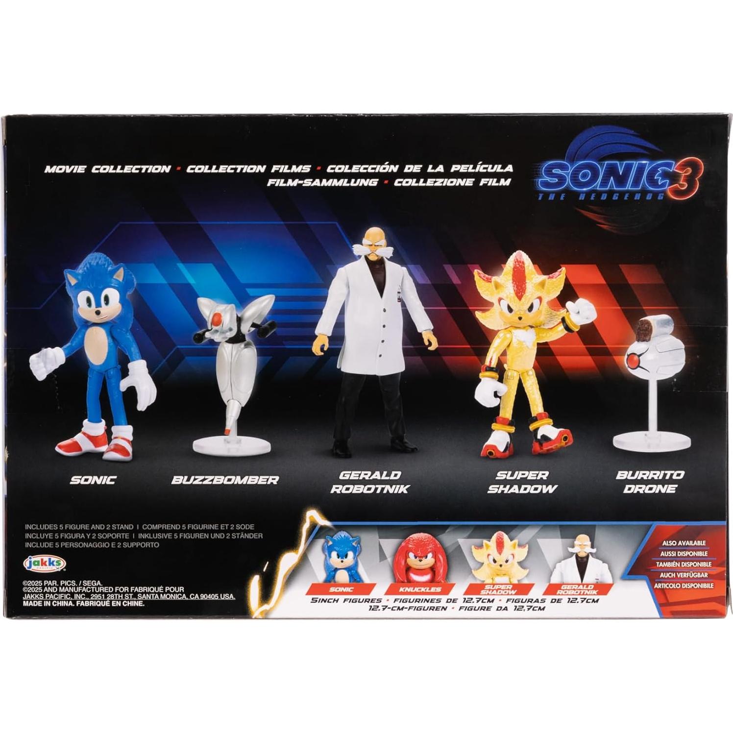 Figuras de Acción Sonic 3 Jakks Pacific - Paquete Coleccionista