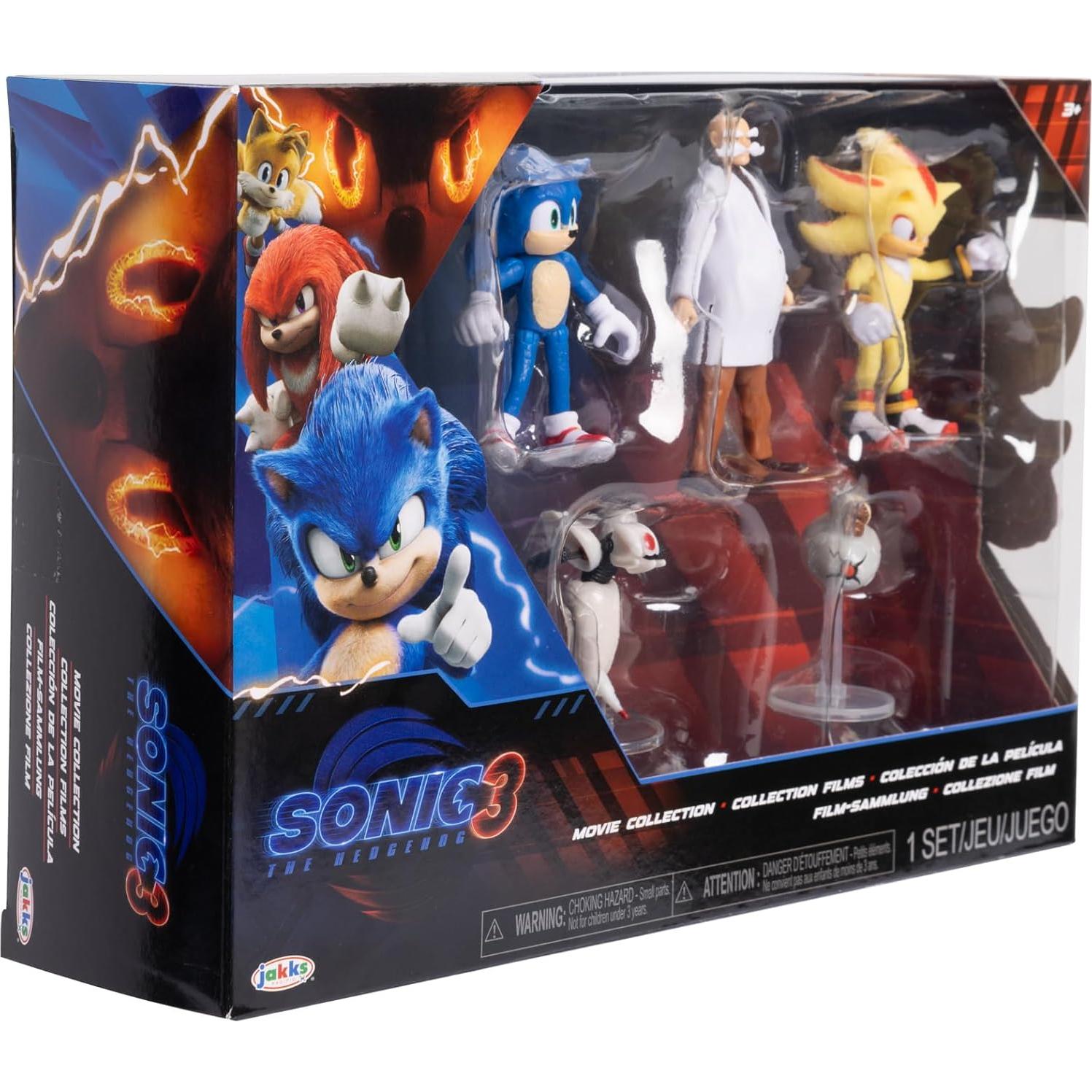 Figuras de Acción Sonic 3 Jakks Pacific - Paquete Coleccionista