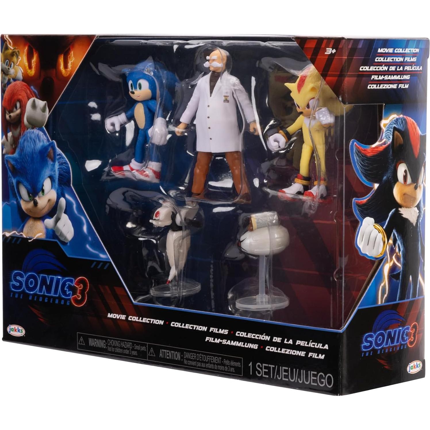 Figuras de Acción Sonic 3 Jakks Pacific - Paquete Coleccionista