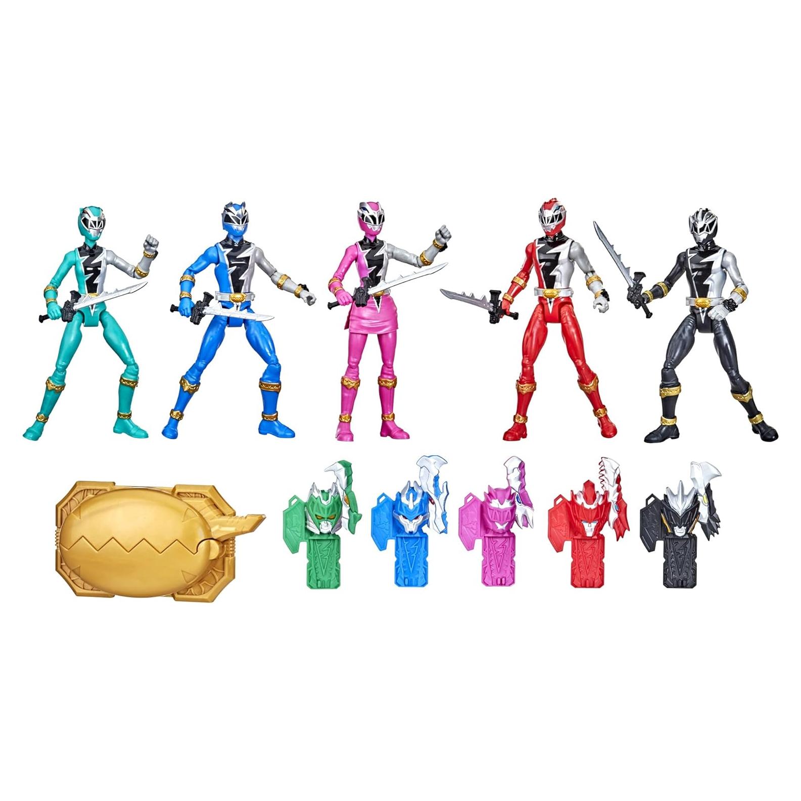 Power Rangers Dino Fury Multipack 5 Figuras 15 cm Hasbro