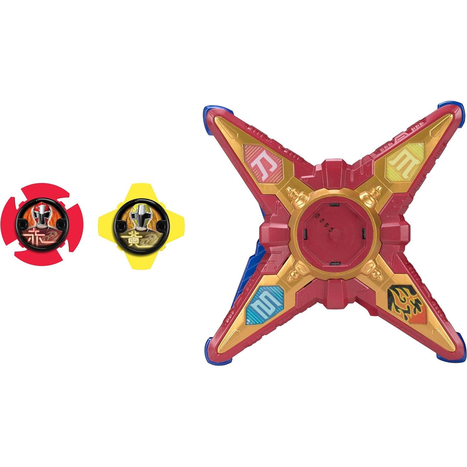 Power Rangers DX Ninja Battle Morpher con 2 Estrellas Ninja