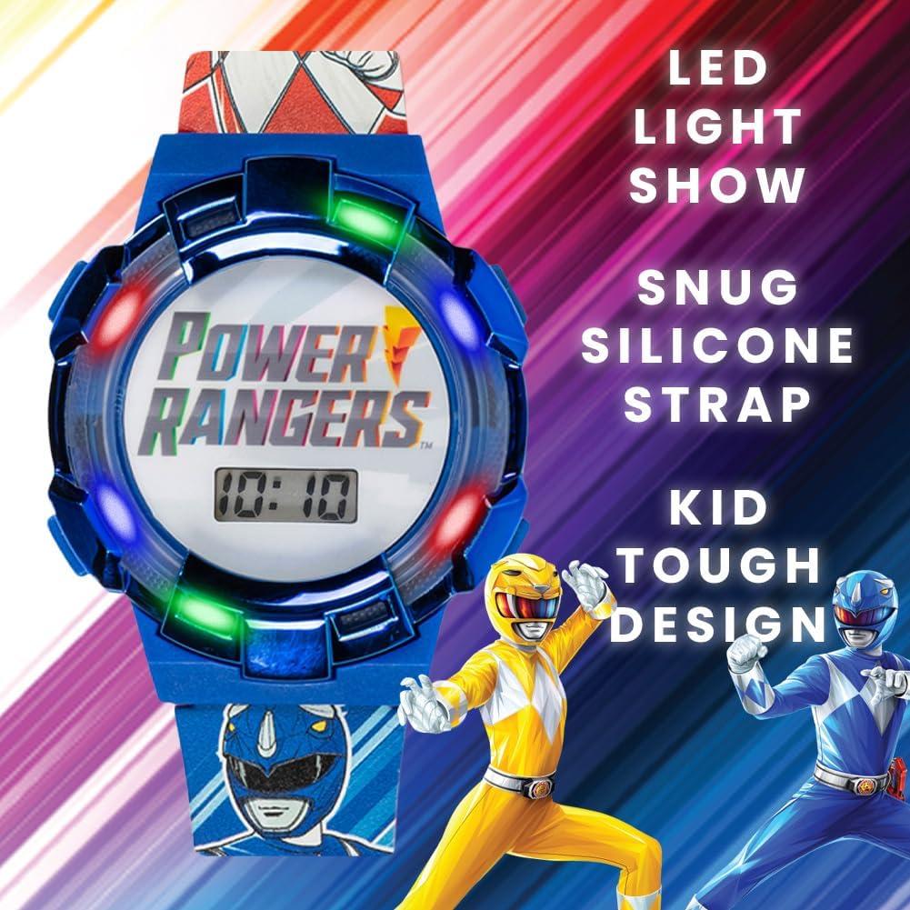 Reloj de Niños Power Rangers con Bisel Iluminado y Pantalla LCD