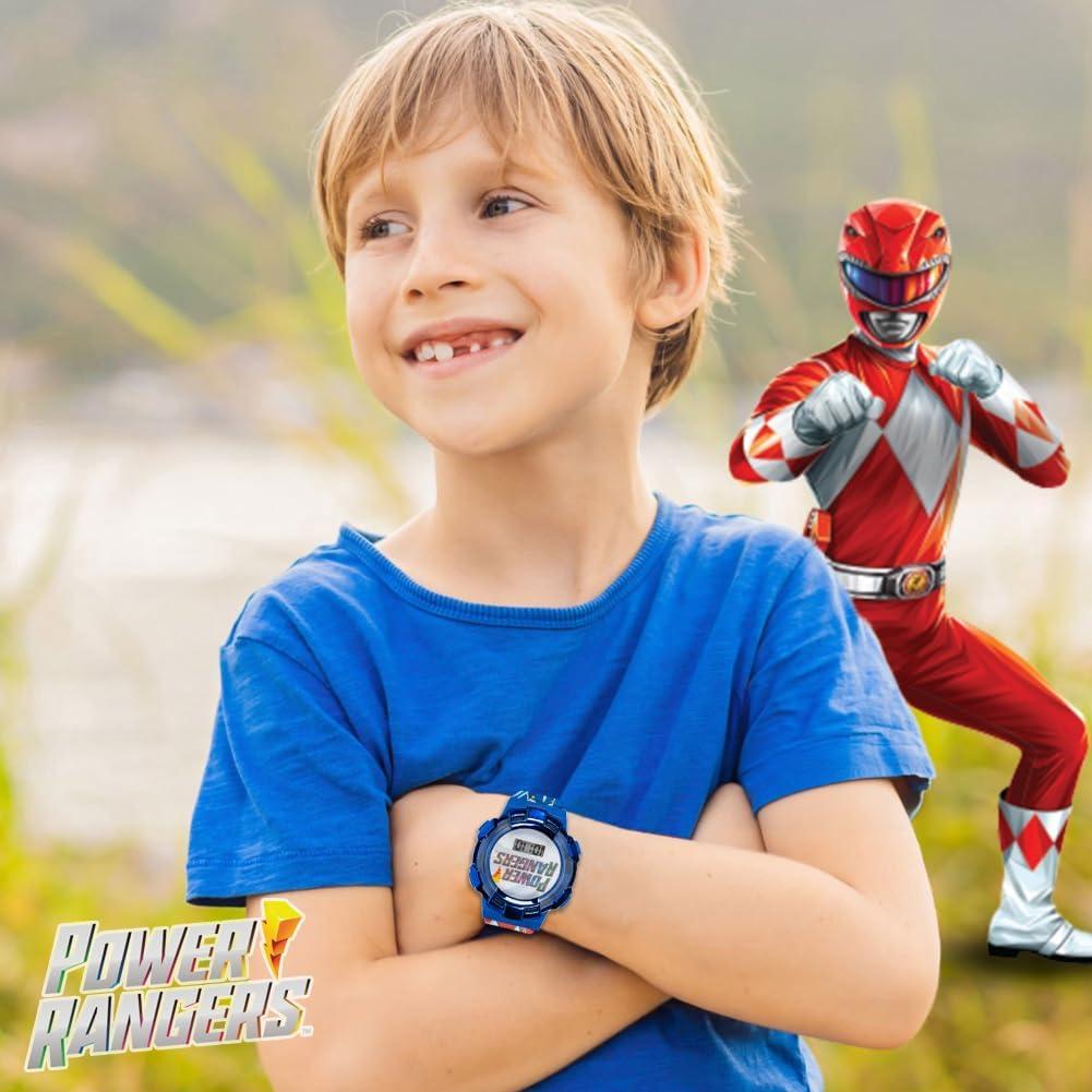 Reloj de Niños Power Rangers con Bisel Iluminado y Pantalla LCD