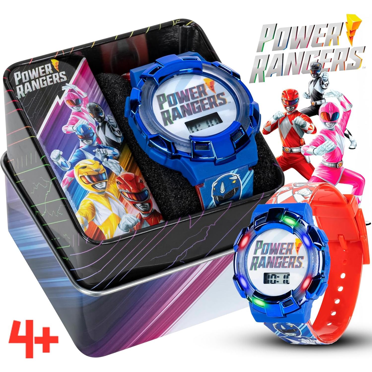 Reloj de Niños Power Rangers con Bisel Iluminado y Pantalla LCD