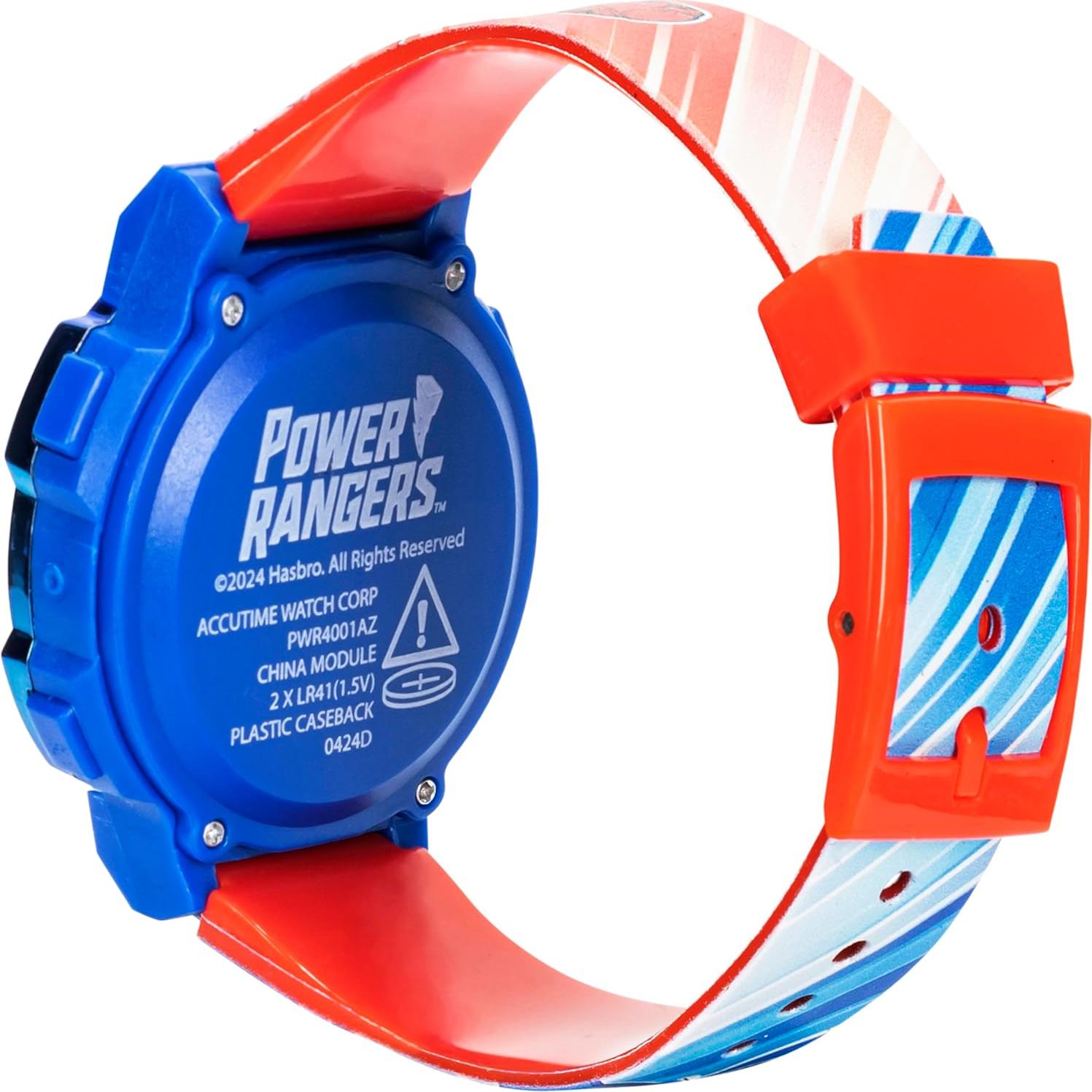 Reloj de Niños Power Rangers con Bisel Iluminado y Pantalla LCD