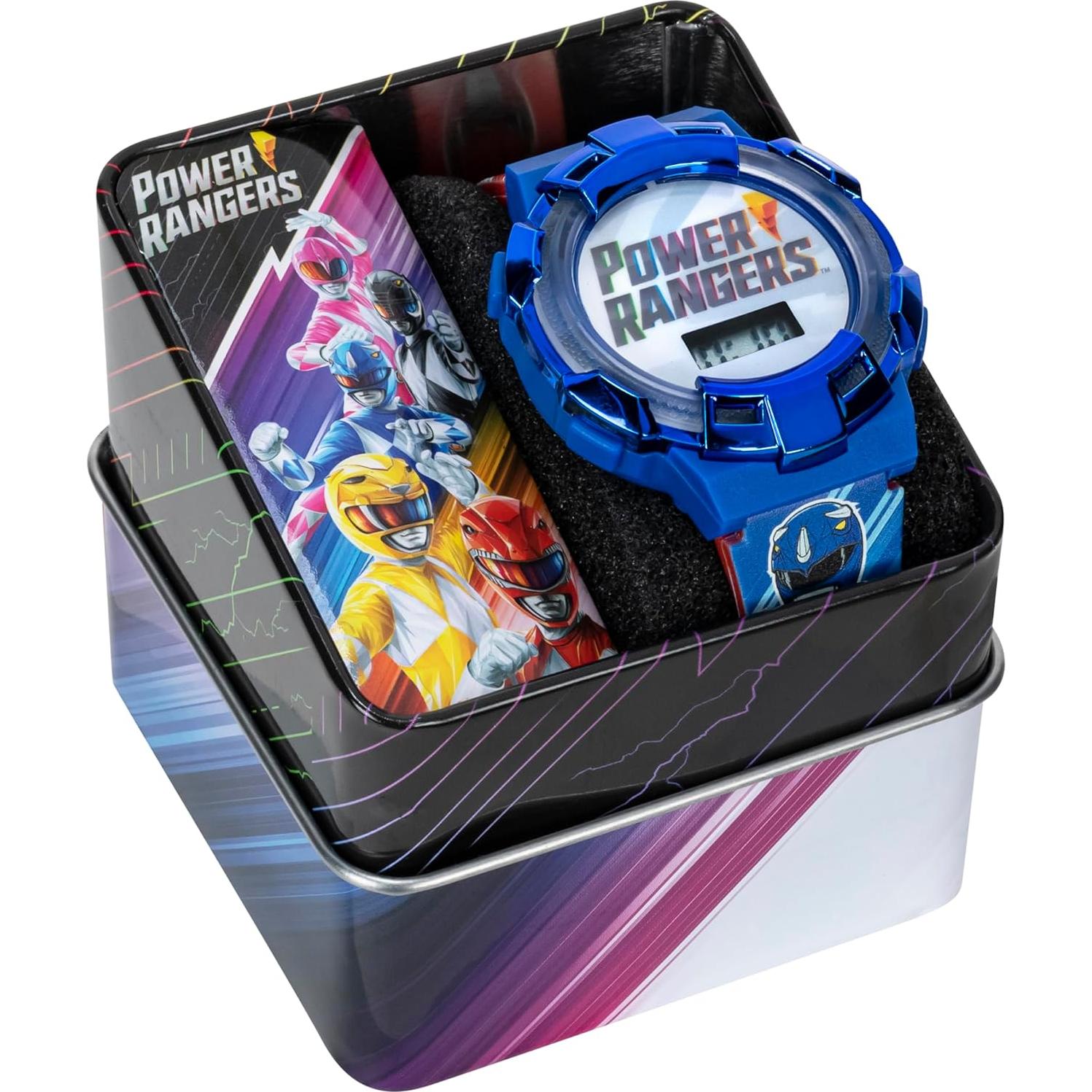 Reloj de Niños Power Rangers con Bisel Iluminado y Pantalla LCD