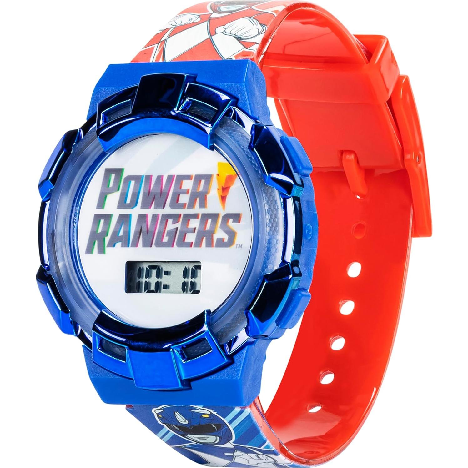 Reloj de Niños Power Rangers con Bisel Iluminado y Pantalla LCD