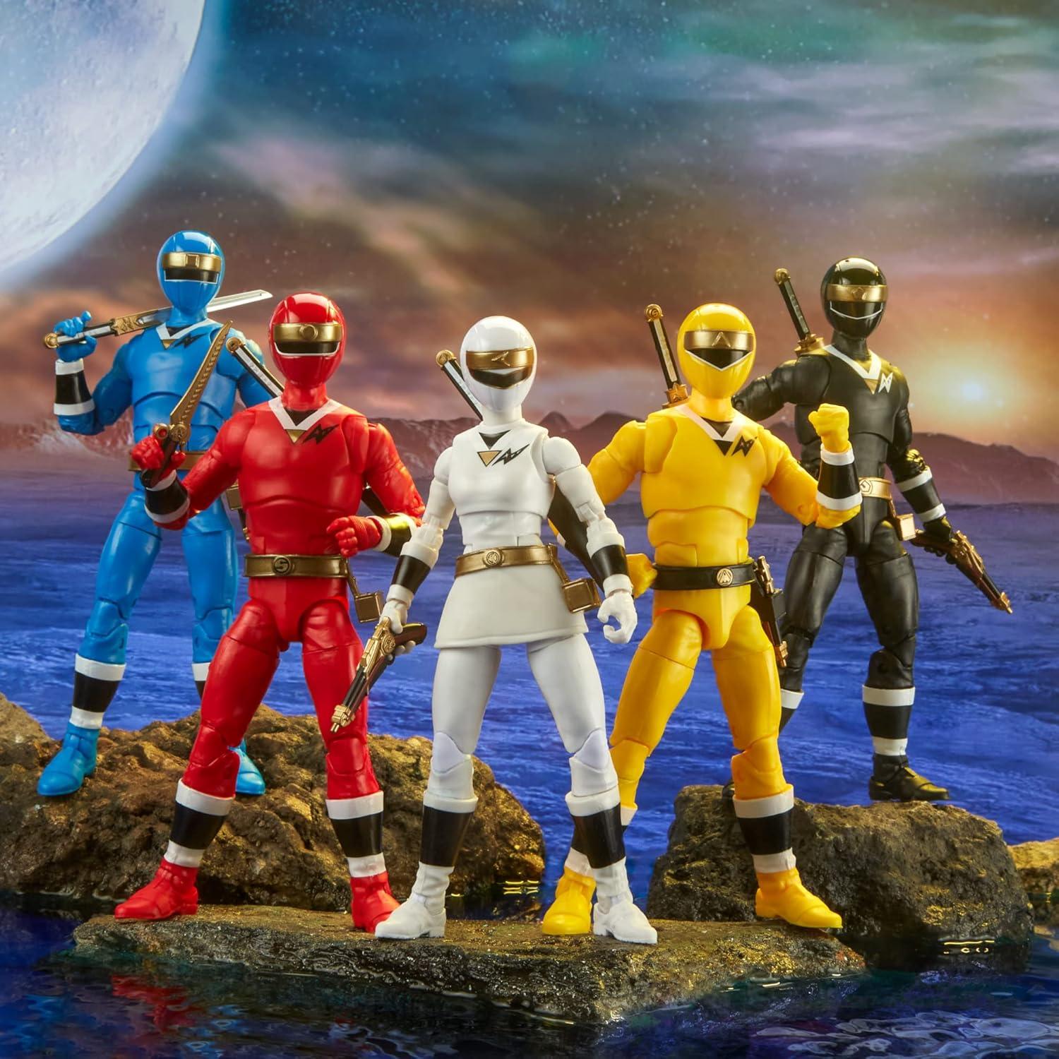 Figuras de Acción Power Rangers Lightning 5 Piezas 15 cm