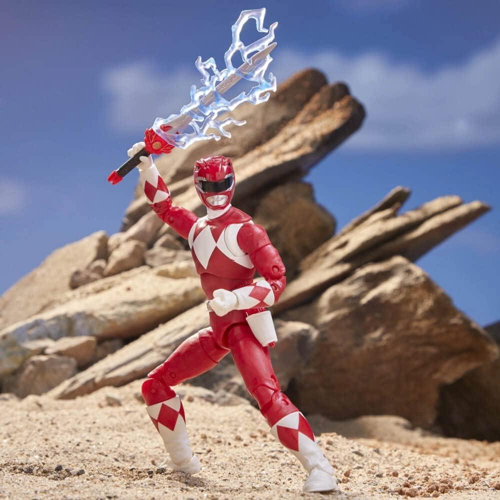 Figura de acción coleccionable Hasbro Mighty Morphin Red Ranger 15 cm