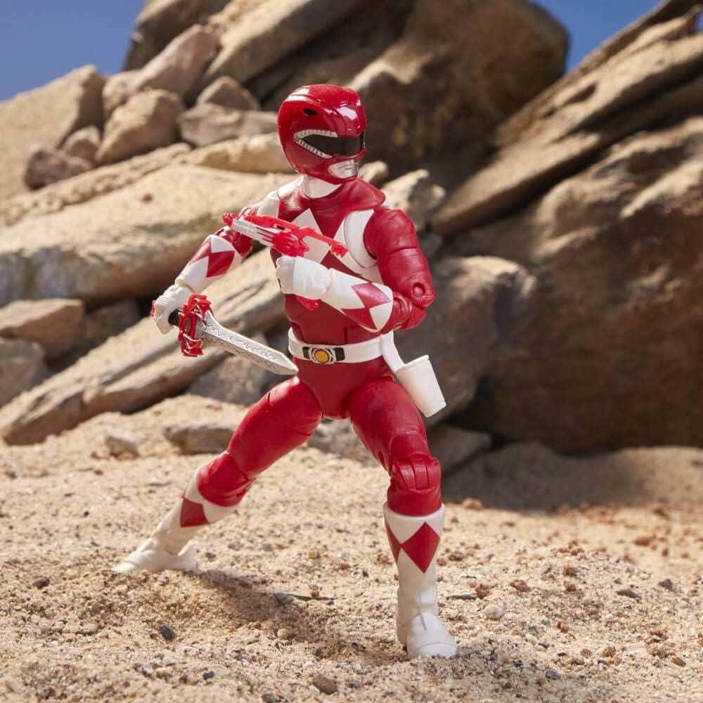 Figura de acción coleccionable Hasbro Mighty Morphin Red Ranger 15 cm