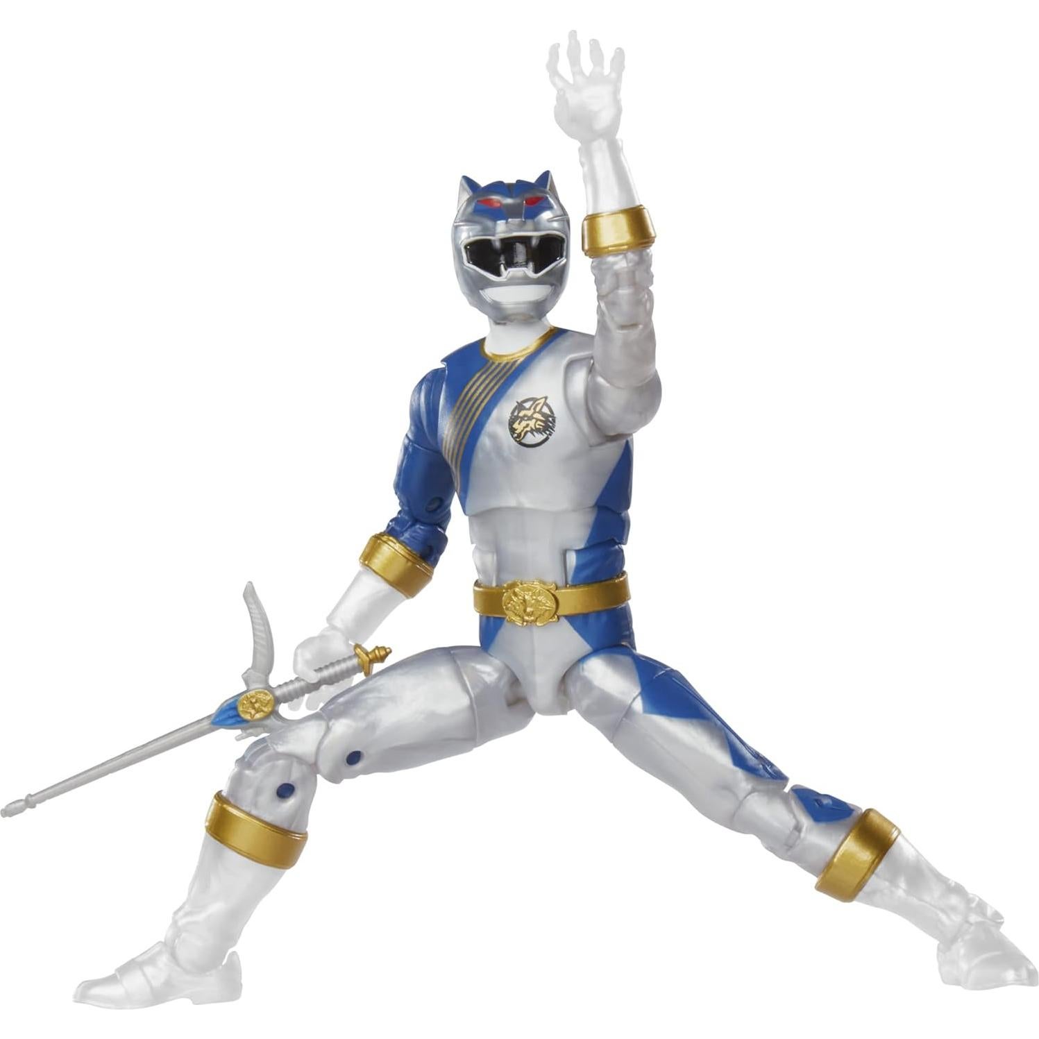 Figura de acción Power Rangers Hasbro Wild Force Lunar Wolf 15 cm