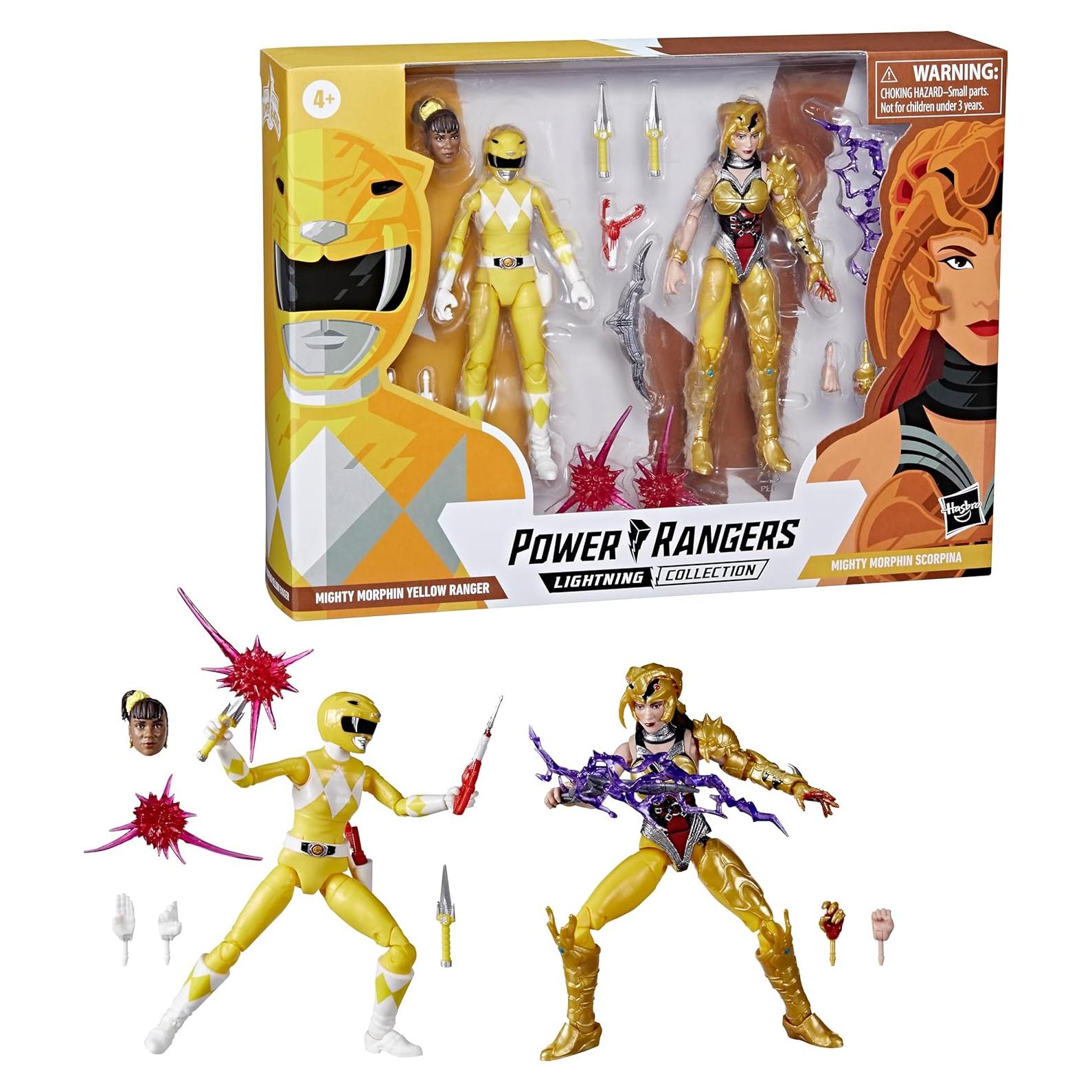 Figuras de Acción Power Rangers Lightning 6" Aisha y Scorpina