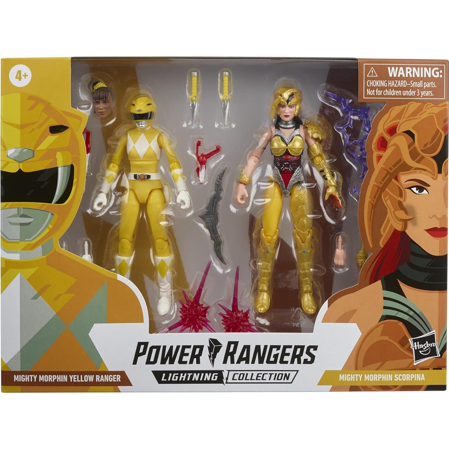 Figuras de Acción Power Rangers Lightning 6" Aisha y Scorpina