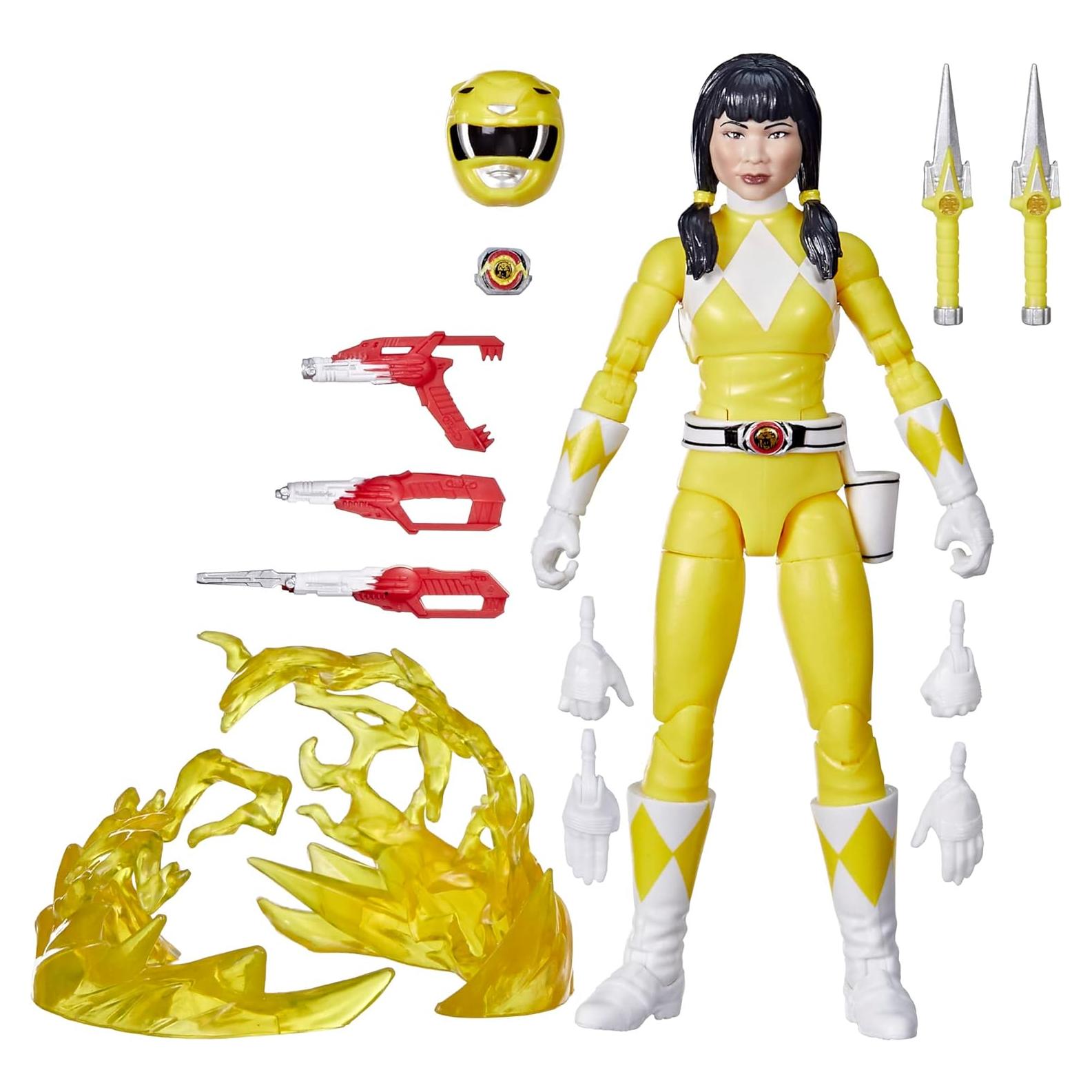 Figura de Acción Power Rangers Lightning Ranger Amarillo 15 cm