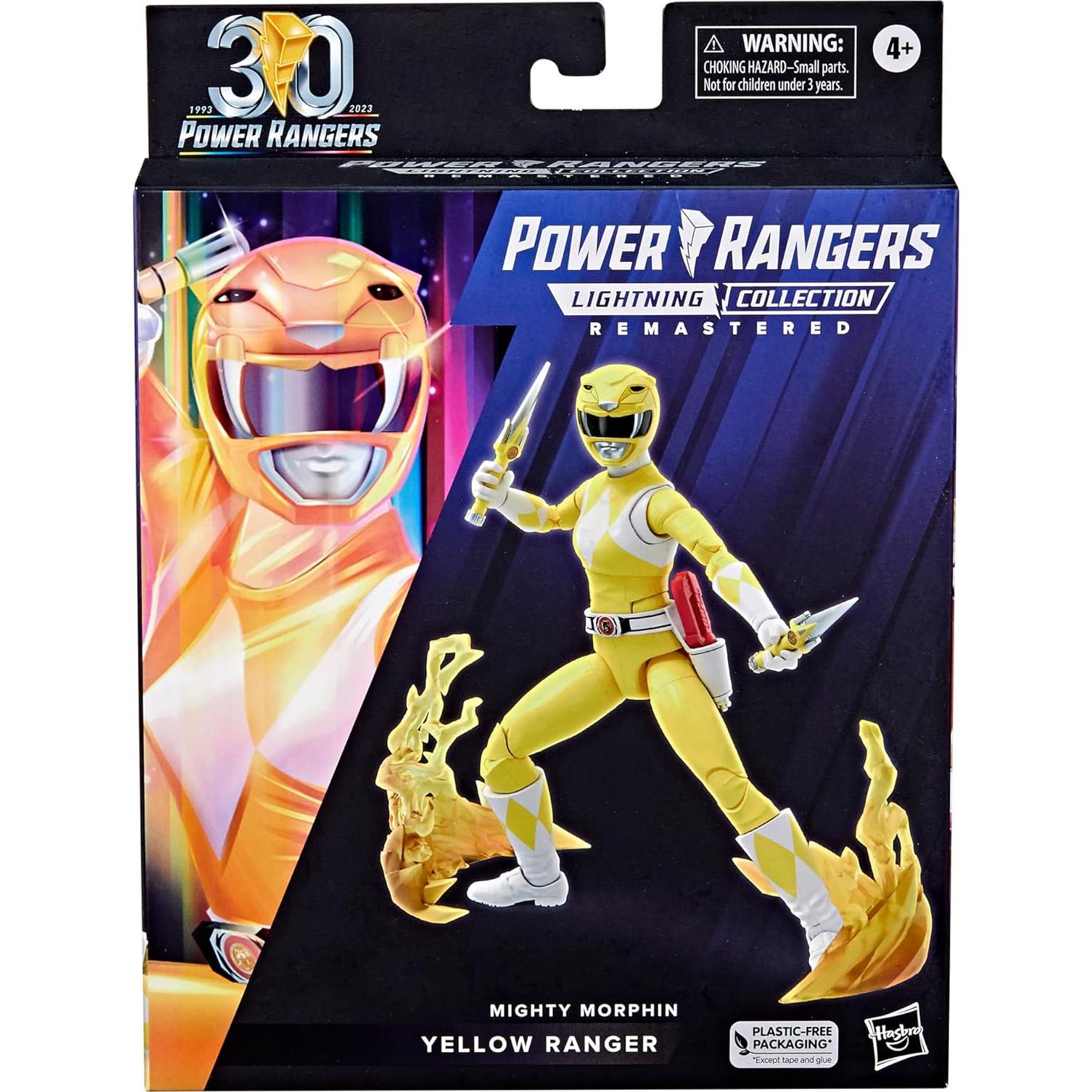 Figura de Acción Power Rangers Lightning Ranger Amarillo 15 cm