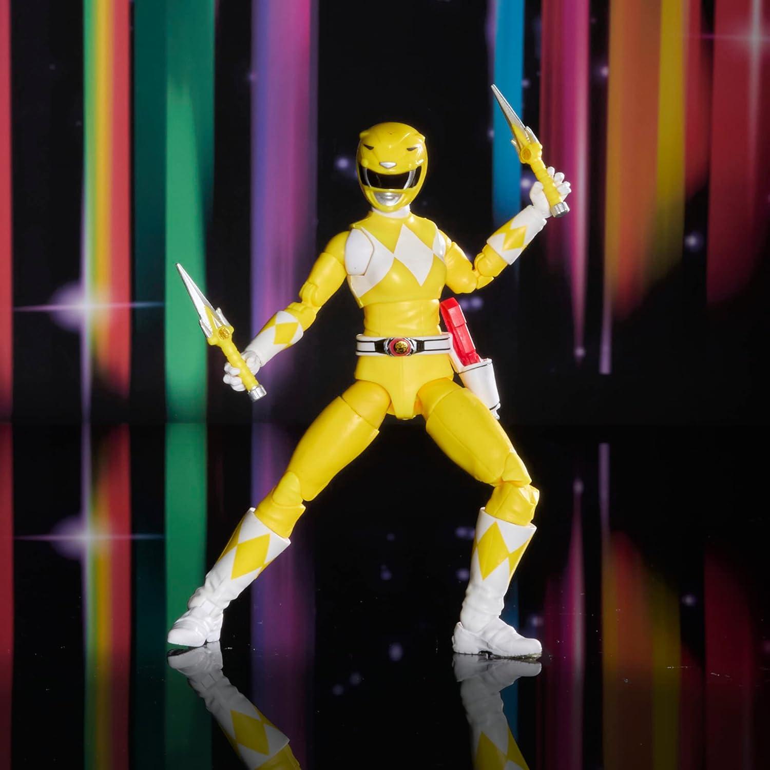 Figura de Acción Power Rangers Lightning Ranger Amarillo 15 cm