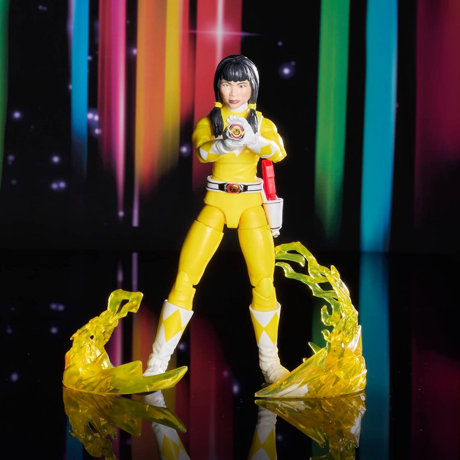 Figura de Acción Power Rangers Lightning Ranger Amarillo 15 cm