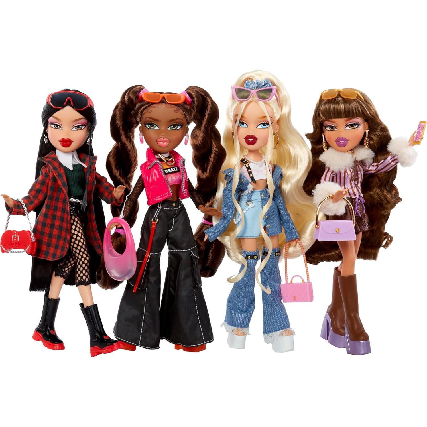 Muñeca Bratz Alwayz Sasha con 10 accesorios y póster
