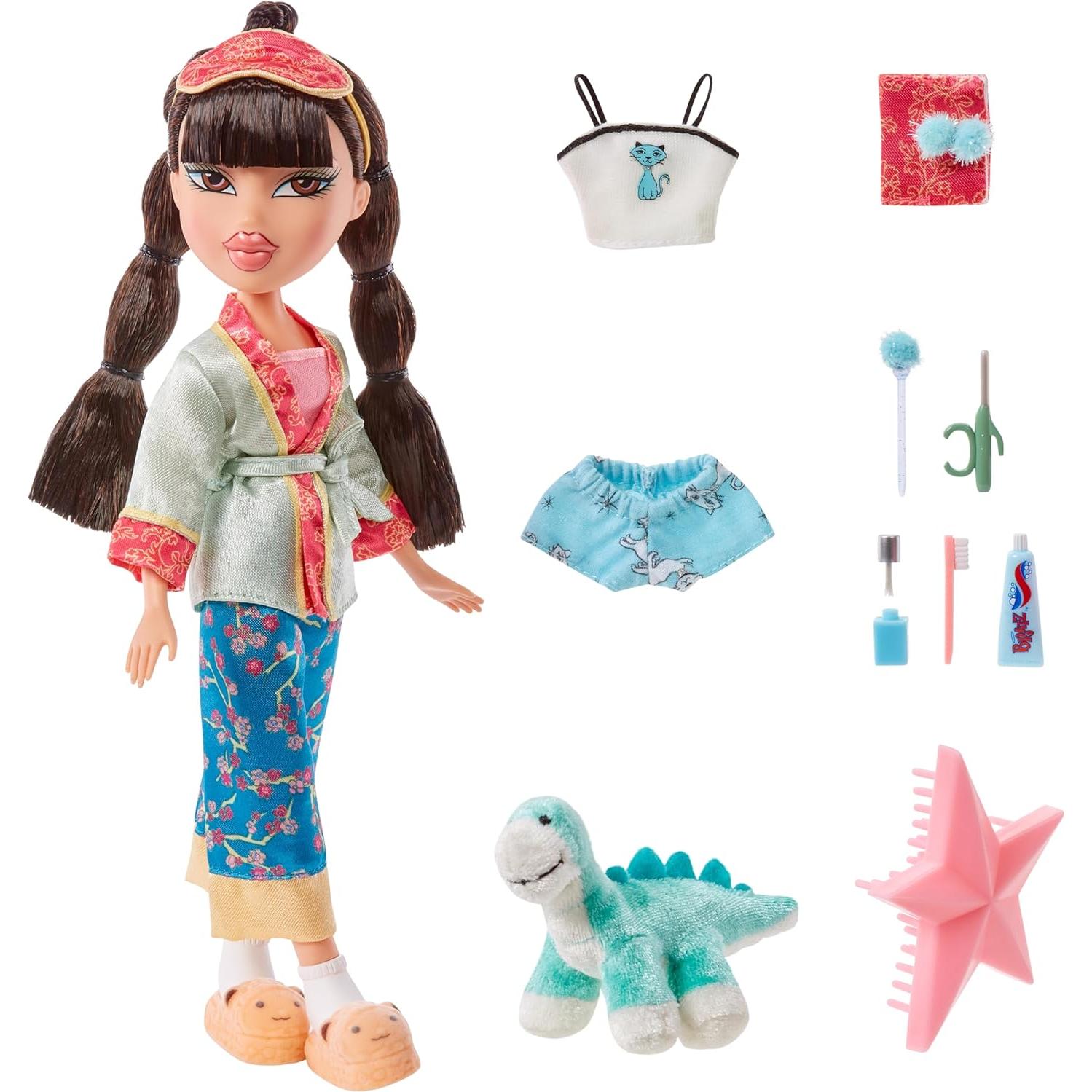Muñeca Bratz Jade Fiesta de Sueños con 2 Pijamas y Accesorios