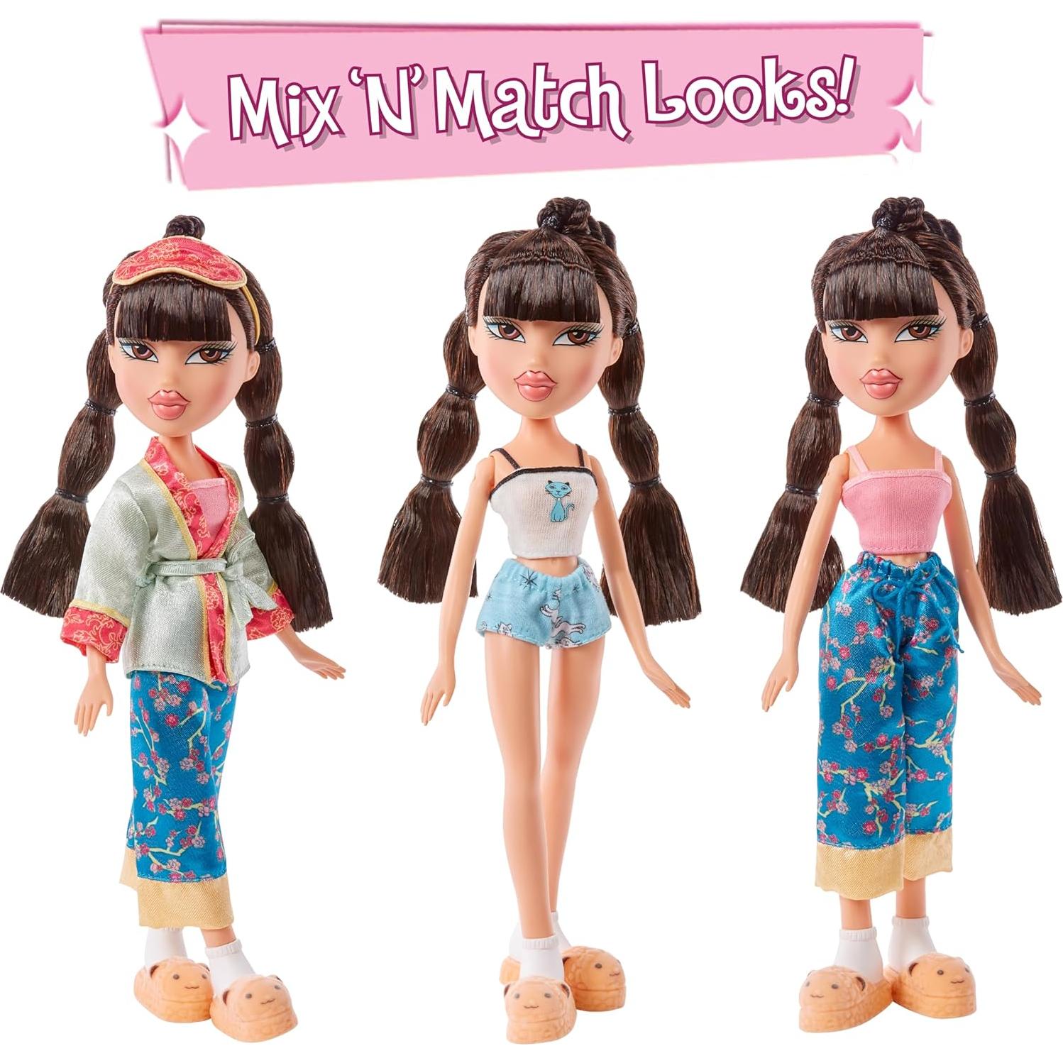 Muñeca Bratz Jade Fiesta de Sueños con 2 Pijamas y Accesorios