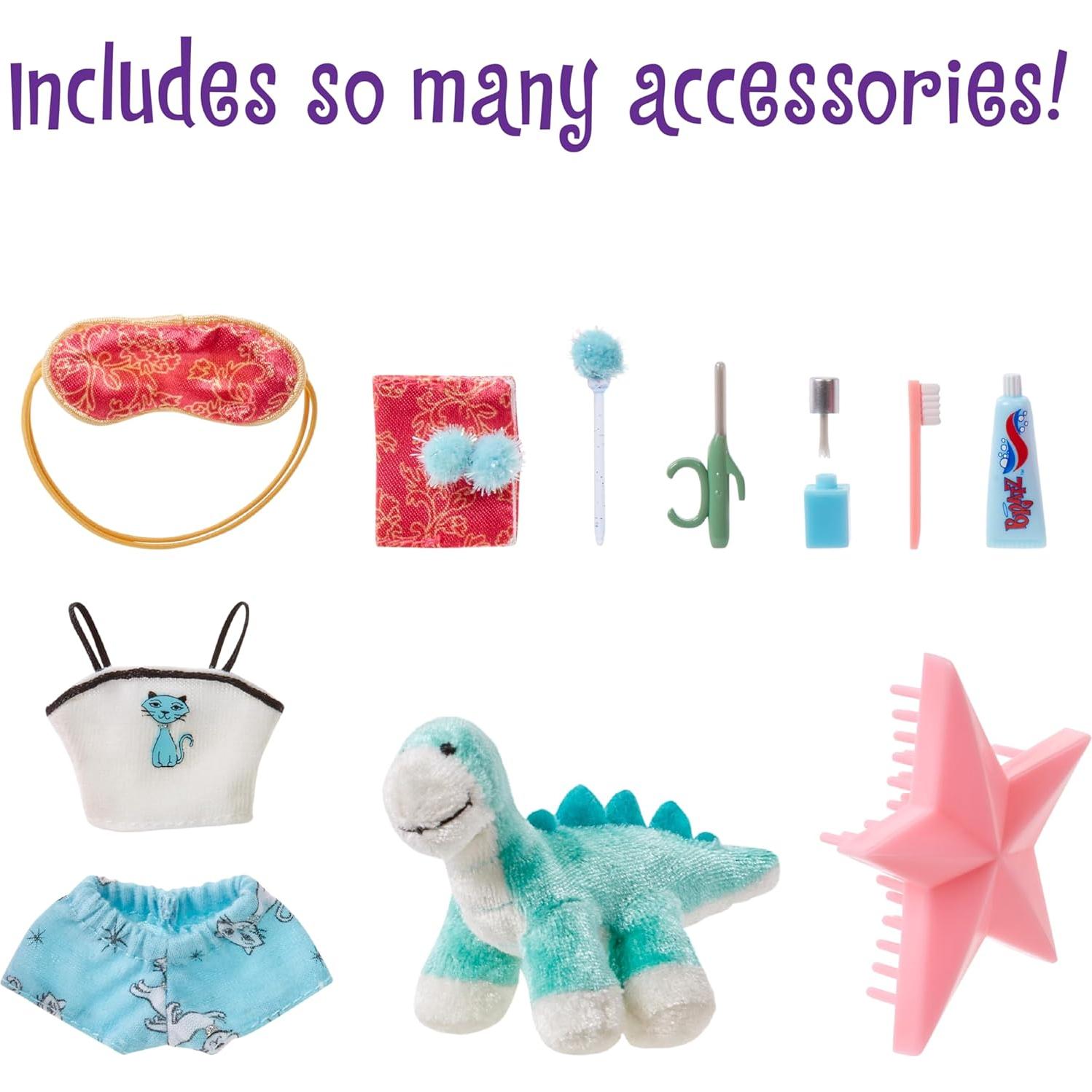 Muñeca Bratz Jade Fiesta de Sueños con 2 Pijamas y Accesorios