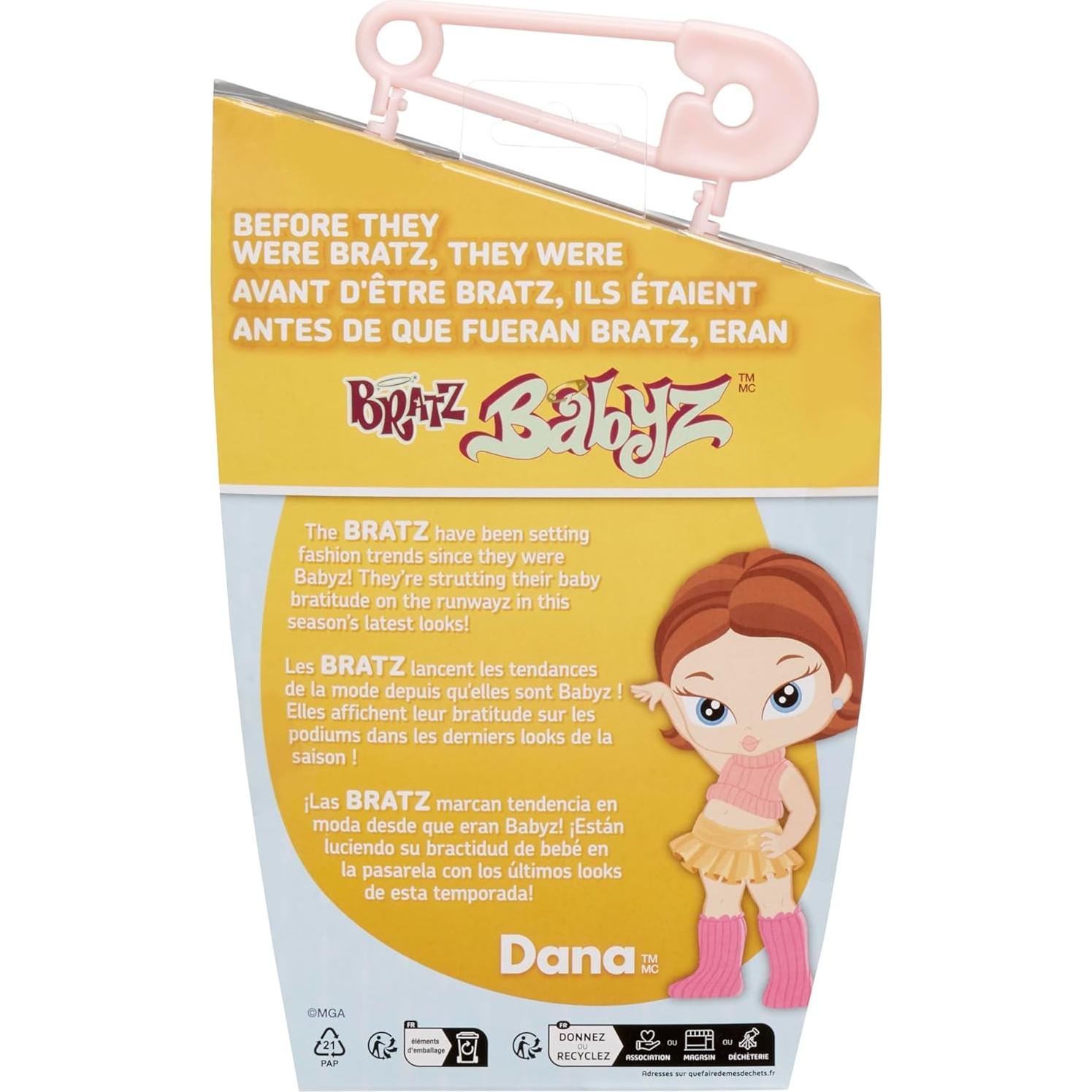 Muñeca Bratz Babyz Runwayz Dana con Atuendo de Moda