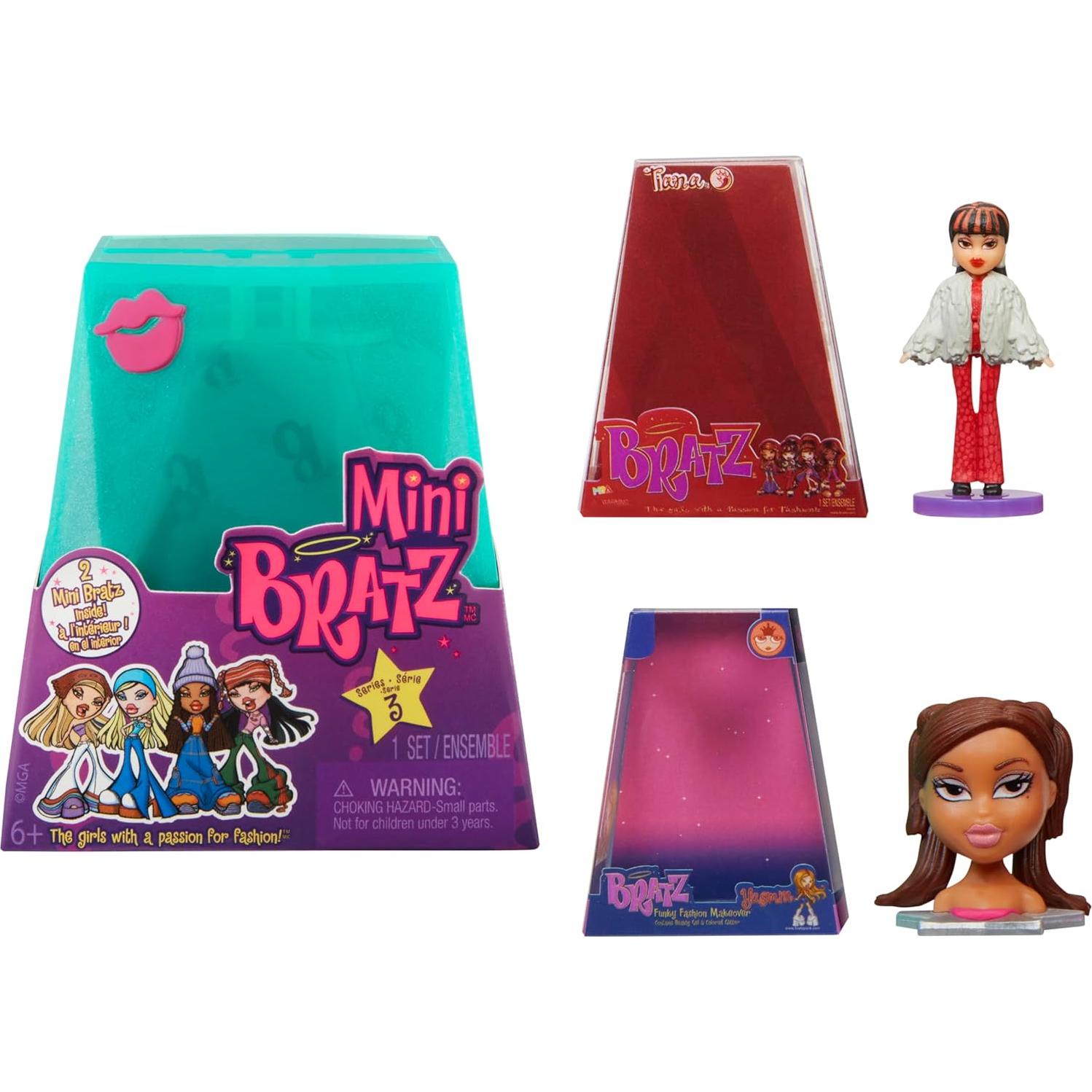 Figuras Coleccionables Mini Bratz Serie 3 - 2 Minis por Paquete