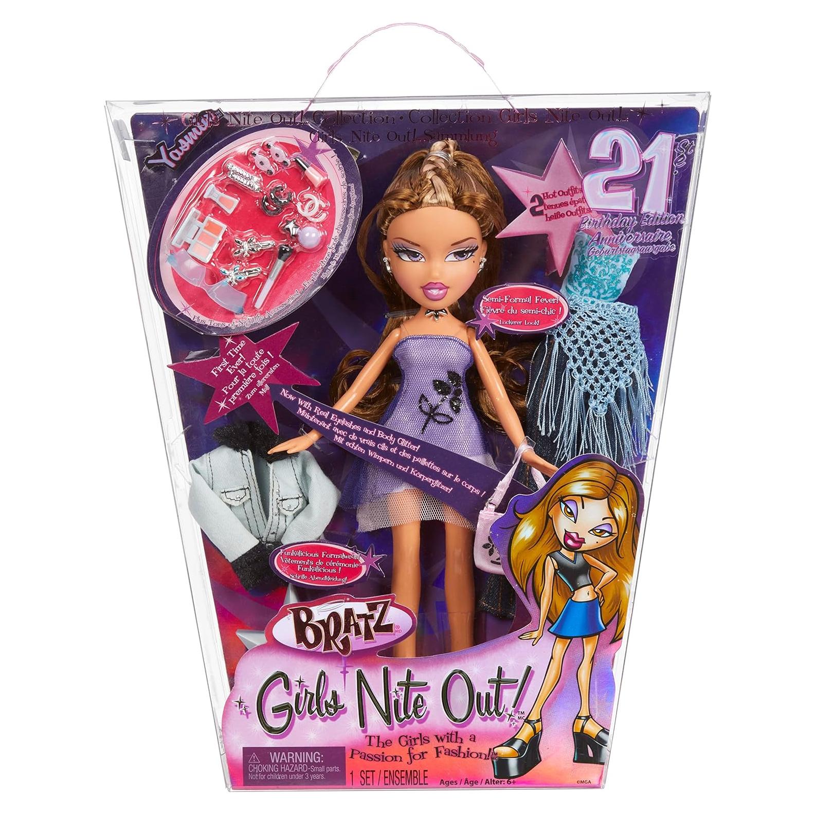 Muñeca Bratz Chicas Noche Fuera Yasmin Edición 21 Cumpleaños