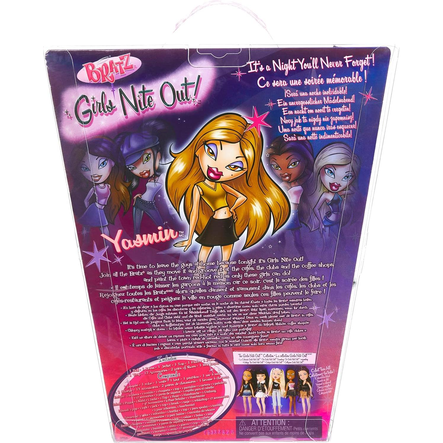 Muñeca Bratz Chicas Noche Fuera Yasmin Edición 21 Cumpleaños