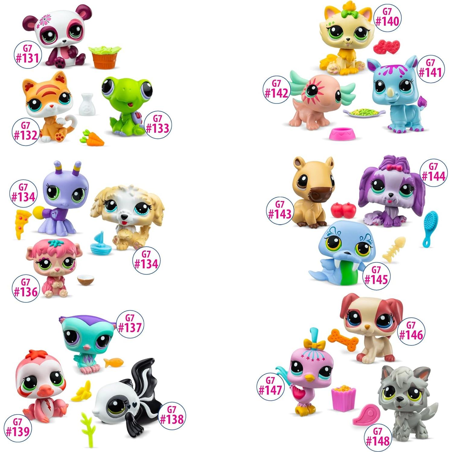 Littlest Pet Shop Sorpresa de Mascotas 3-Pack Serie 3