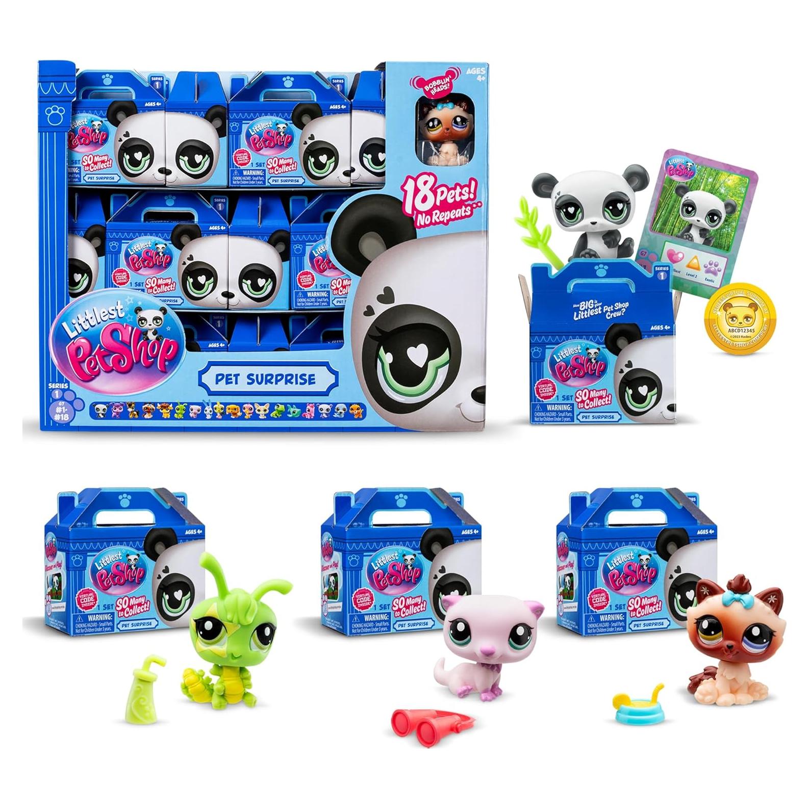 Set Coleccionista 18 Mascotas Littlest Pet Shop Gen 7