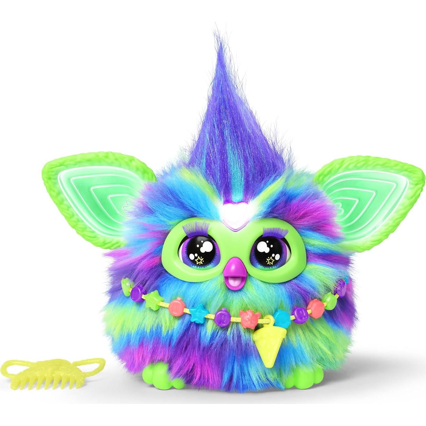 Furby Edición Galaxia Brilla en la Oscuridad 15 Accesorios